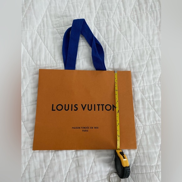 Louis Vuitton shopping bag orange blue. Fantastic condition. Only stored - Picture 9 of 9